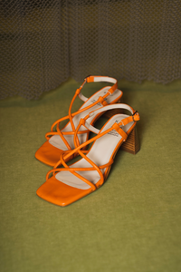 Agata Orange KMB shoes