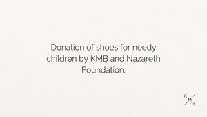 KMB and Nazareth Foundation join forces in shoe donation campaign for vulnerable children