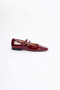 CANDY CHERRY RED- Double Straps Mary Jane (Copy) KMB shoes