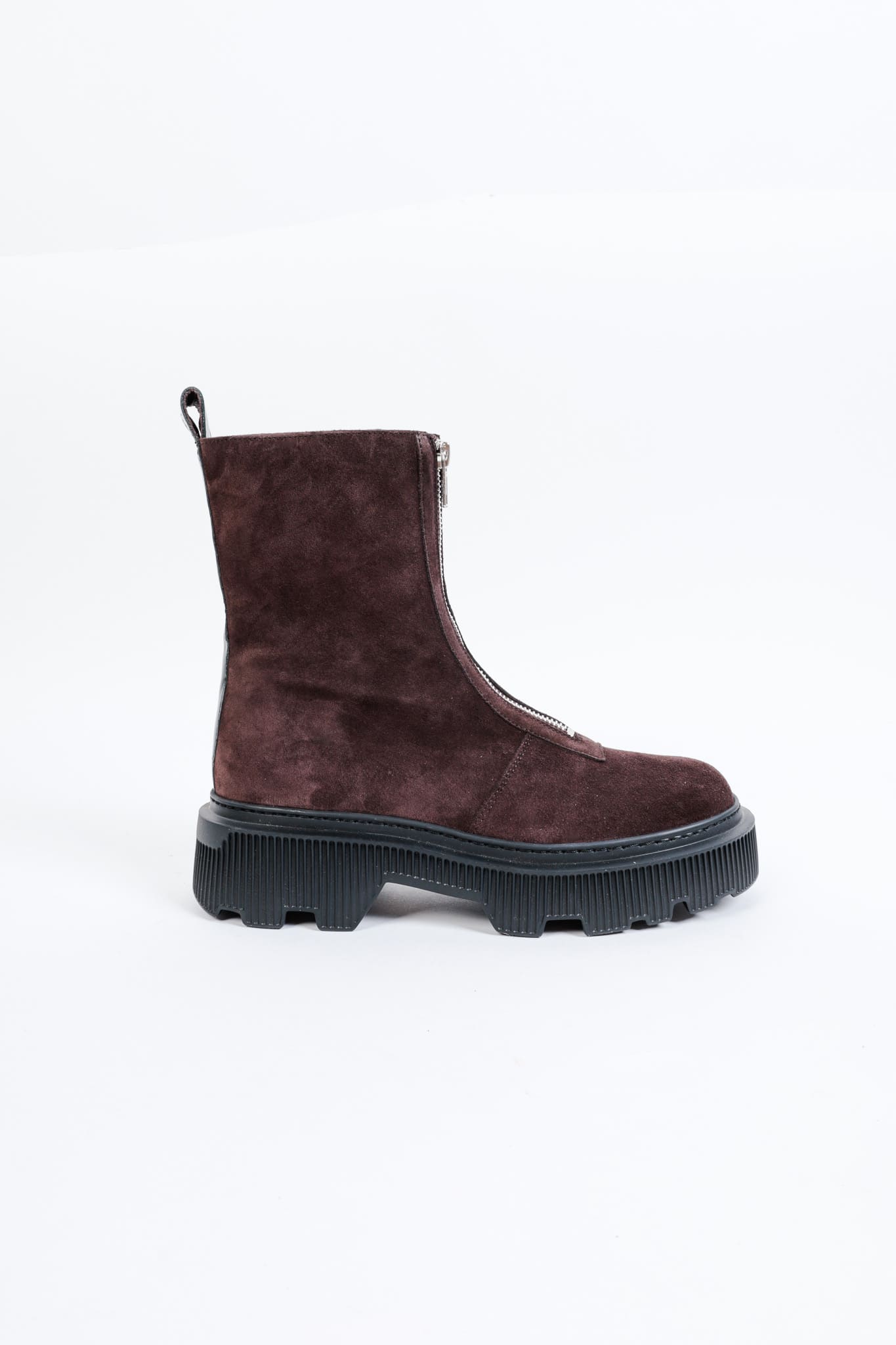 BARBARA CHOCOLATE- Extra Light Zip Front Boots KMB shoes