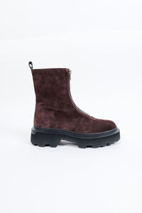 BARBARA CHOCOLATE- Extra Light Zip Front Boots KMB shoes