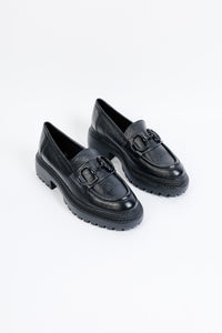 JANE BLACK- Extra Light Snaffle Lug Sole Loafer KMB shoes