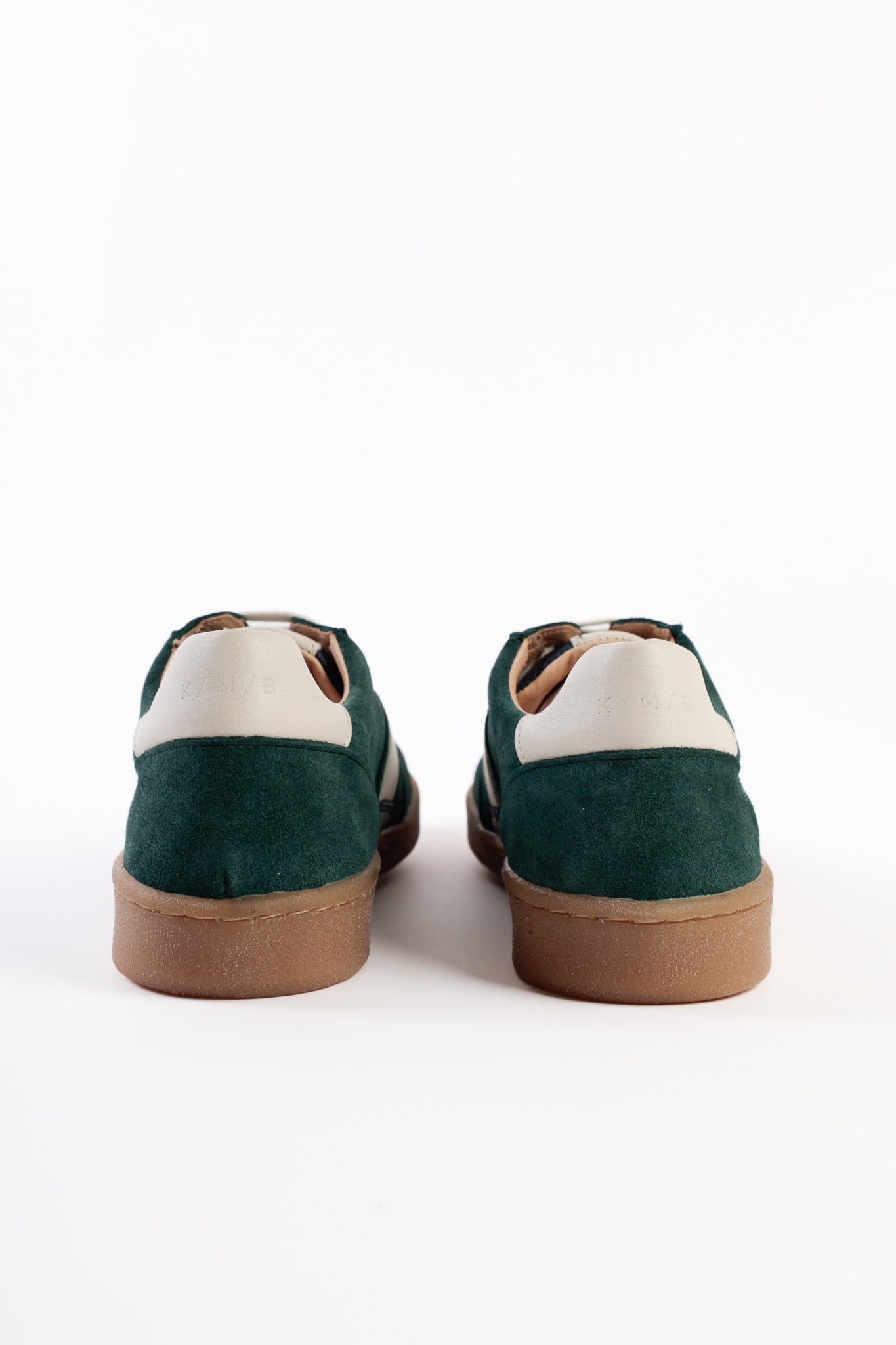 MARIAN GREEN – Lace-Up Leather Sneakers KMB shoes