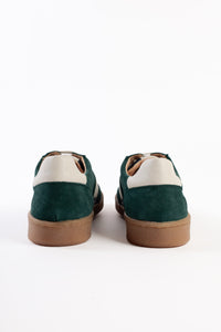 MARIAN GREEN – Lace-Up Leather Sneakers KMB shoes