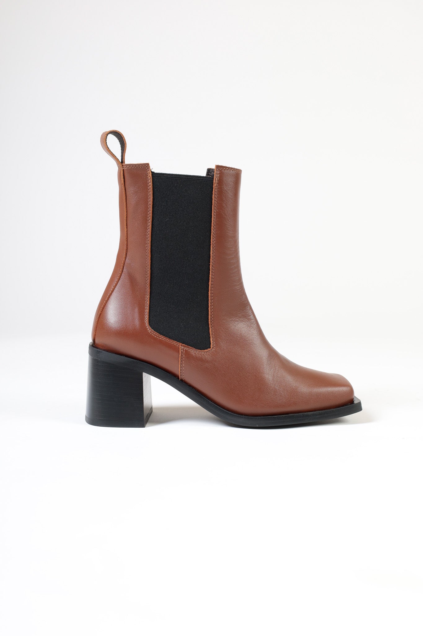 Leather Boots Chelsea Boots Kmb GRACE CUOIO Leather Heeled Ankle