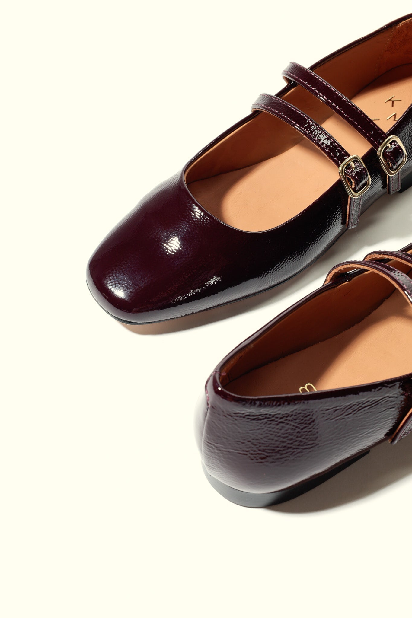 CANDY CHERRY RED- Double Straps Mary Jane KMB shoes