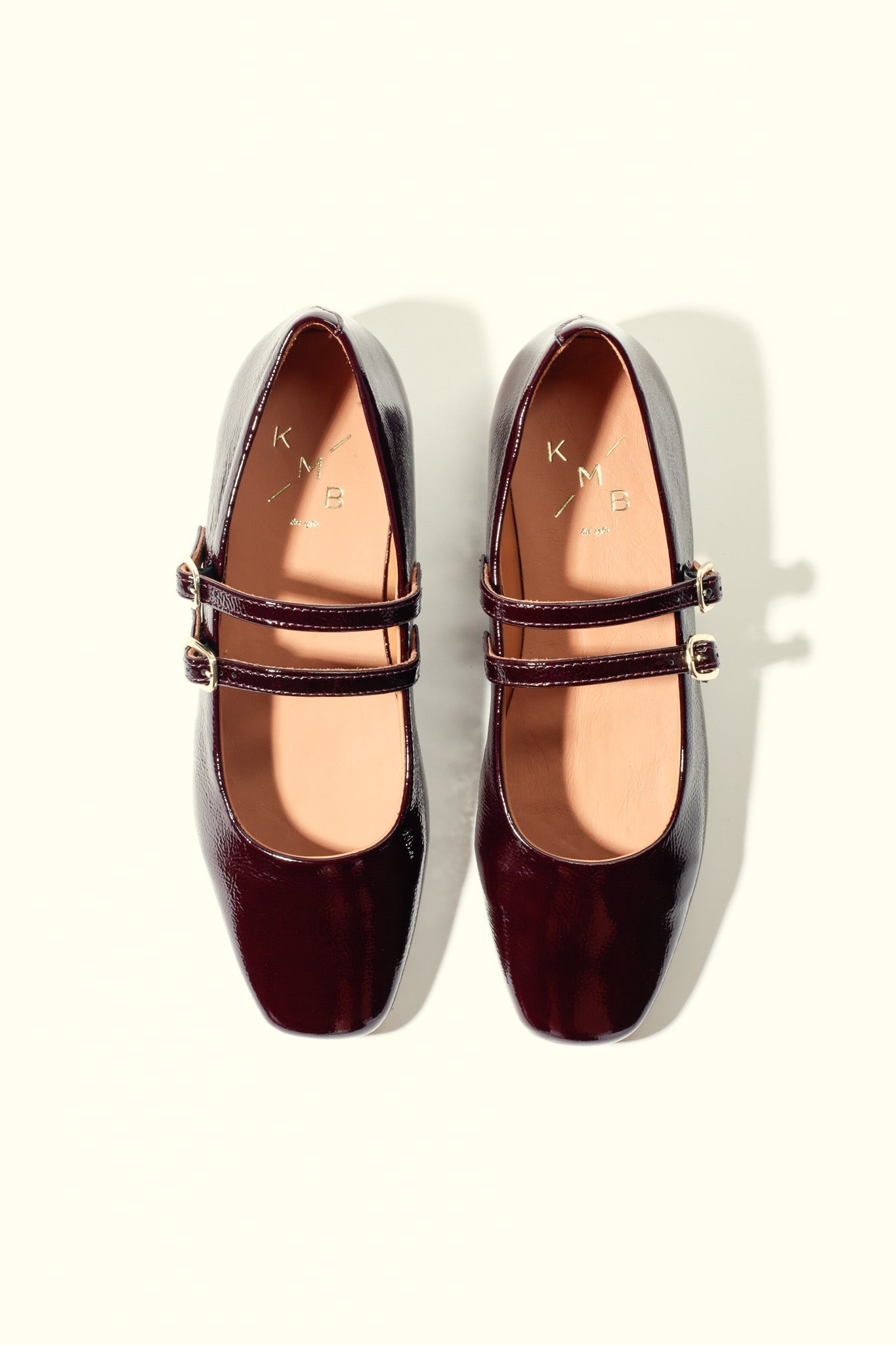 CANDY CHERRY RED- Double Straps Mary Jane KMB shoes