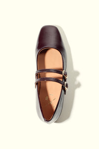 CANDY CHERRY RED- Double Straps Mary Jane KMB shoes