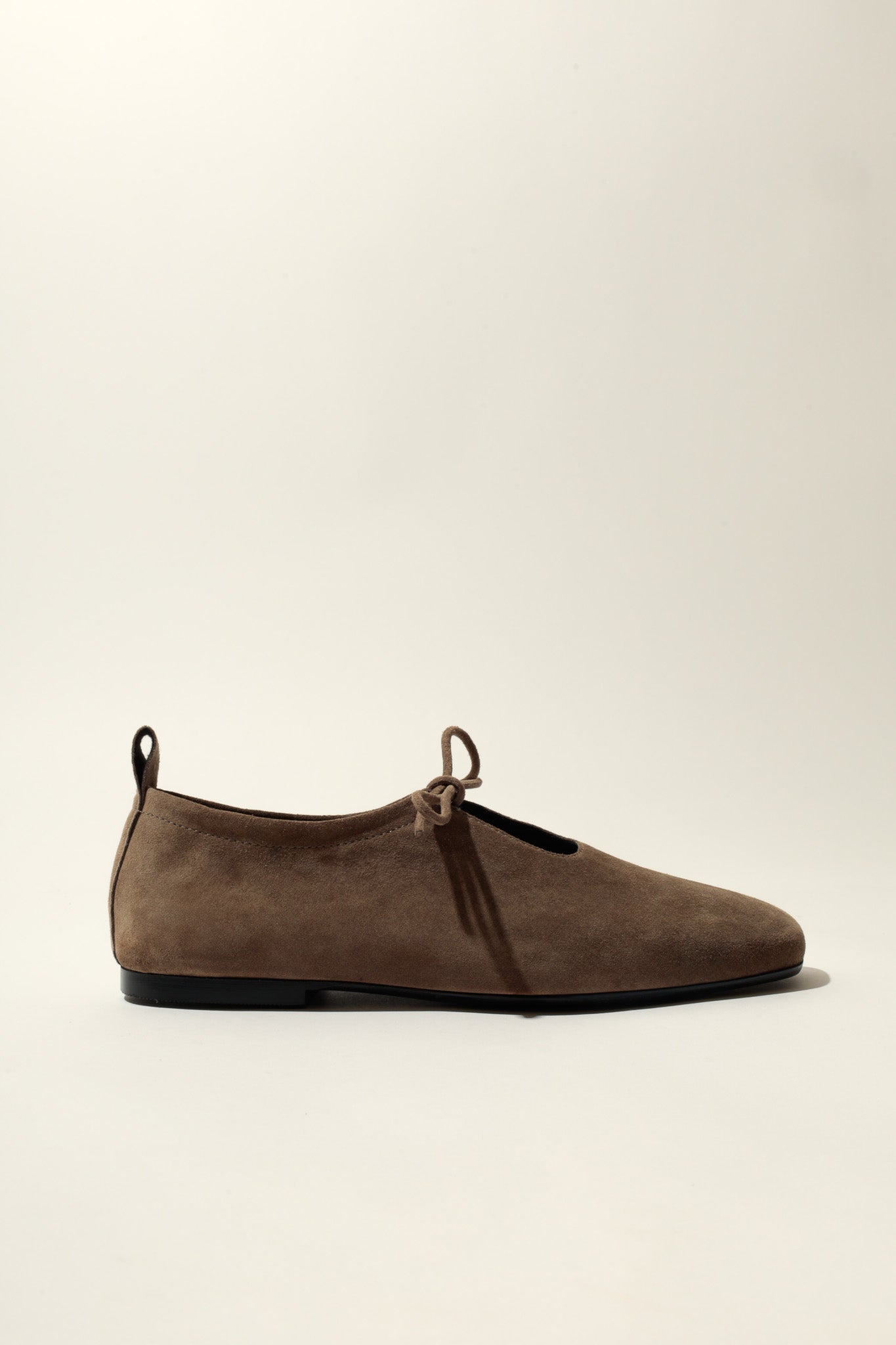 KATY TAYPE – Soft Leather Flats with Front Tie KMB shoes