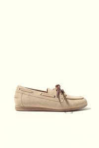 KAI BEIGE – Leather Boat Shoes KMB shoes