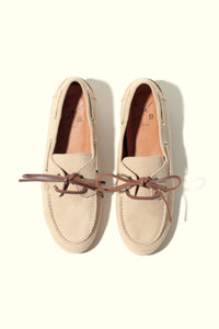 KAI BEIGE – Leather Boat Shoes KMB shoes