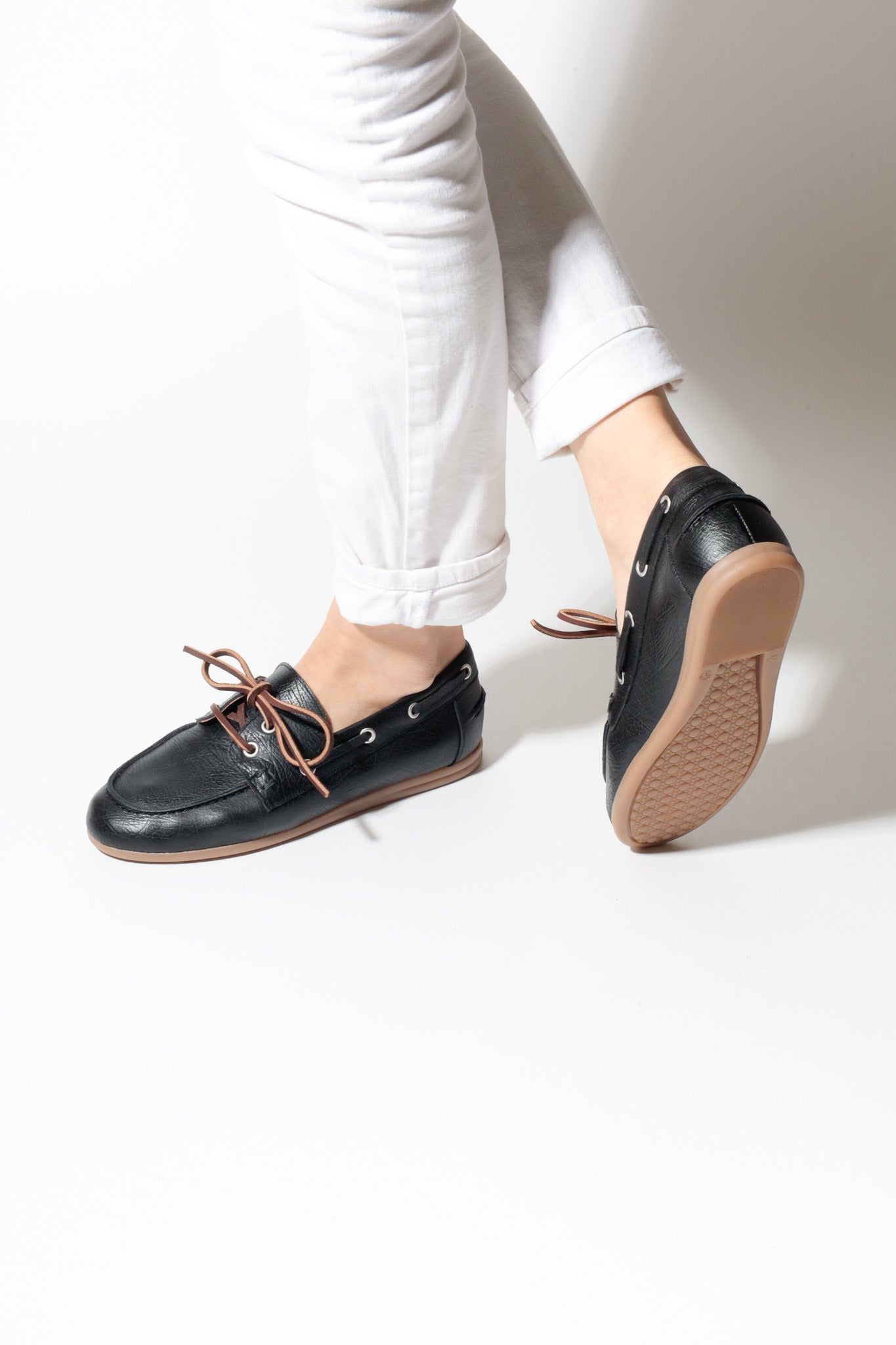KAI LIGHT BROWN – Leather Boat Shoes KMB shoes