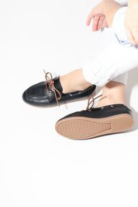 KAI LIGHT BROWN – Leather Boat Shoes KMB shoes