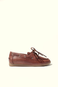 KAI BROWN – Leather Boat Shoes KMB shoes