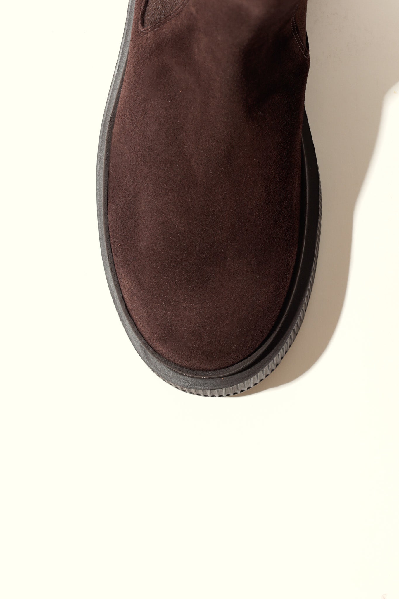 REBECCA CHOCOLATE – Mid-Calf Suede Boots with Chunky Sole (Copy) KMB shoes