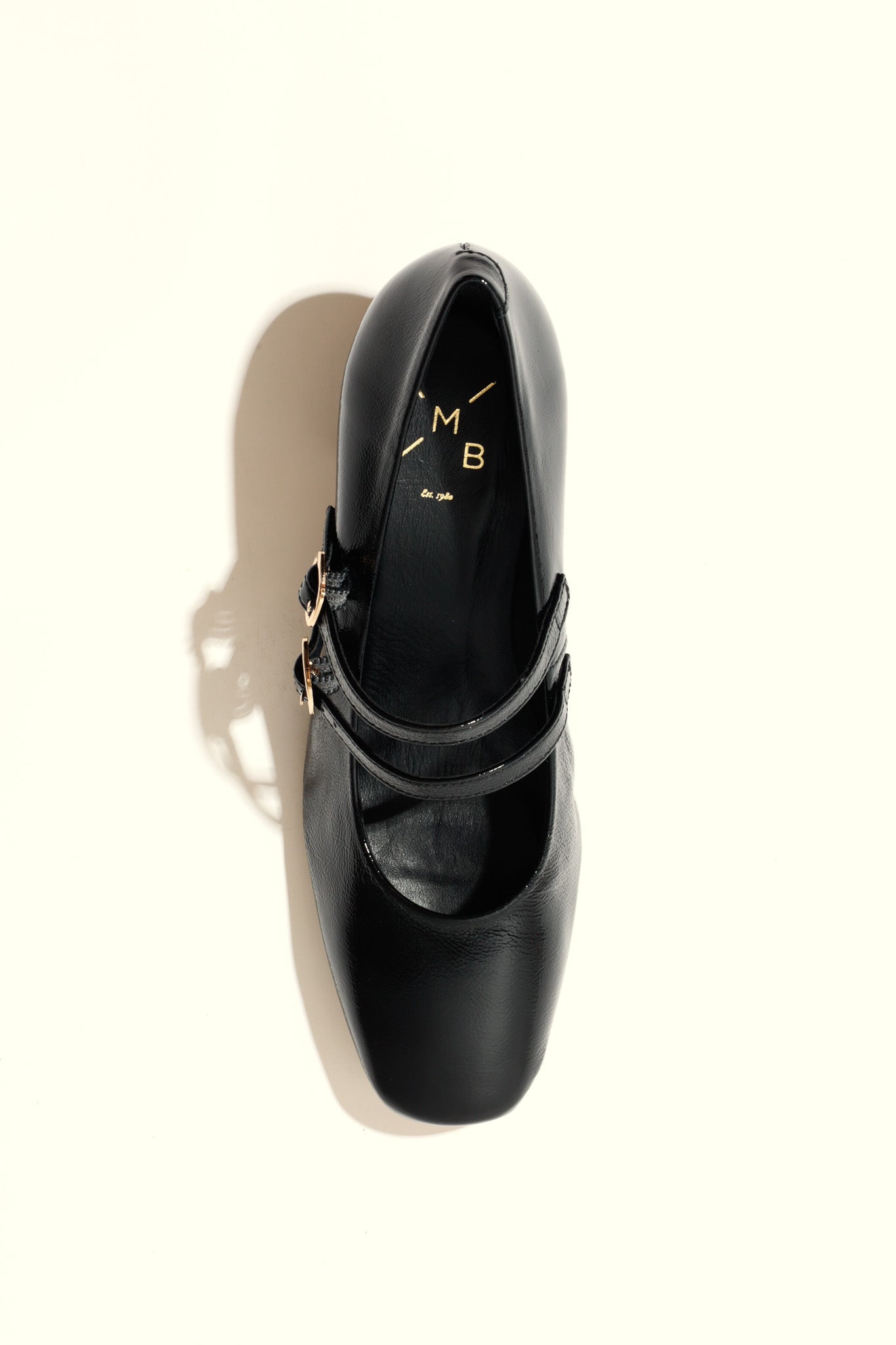 MAITE BLACK – Heeled Double Strap Mary Jane Shoes KMB shoes