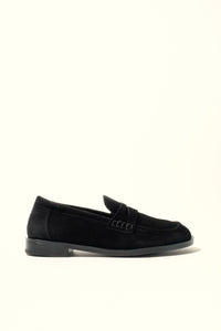 EMILIA BLACK – Soft Leather Loafer Flats KMB shoes