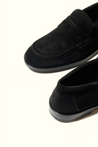 EMILIA BLACK – Soft Leather Loafer Flats KMB shoes