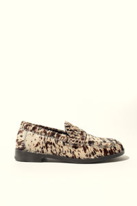 EMILIA COW PRINT – Cowhide Leather Loafer Flats KMB shoes