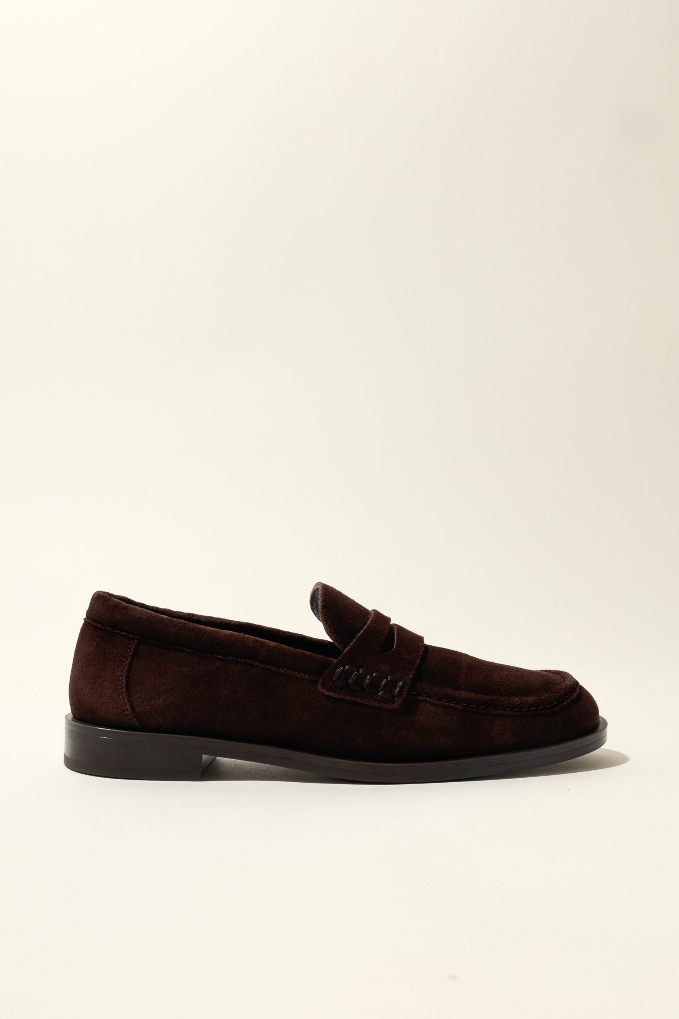 EMILIA TAUPE – Soft Leather Loafer Flats KMB shoes